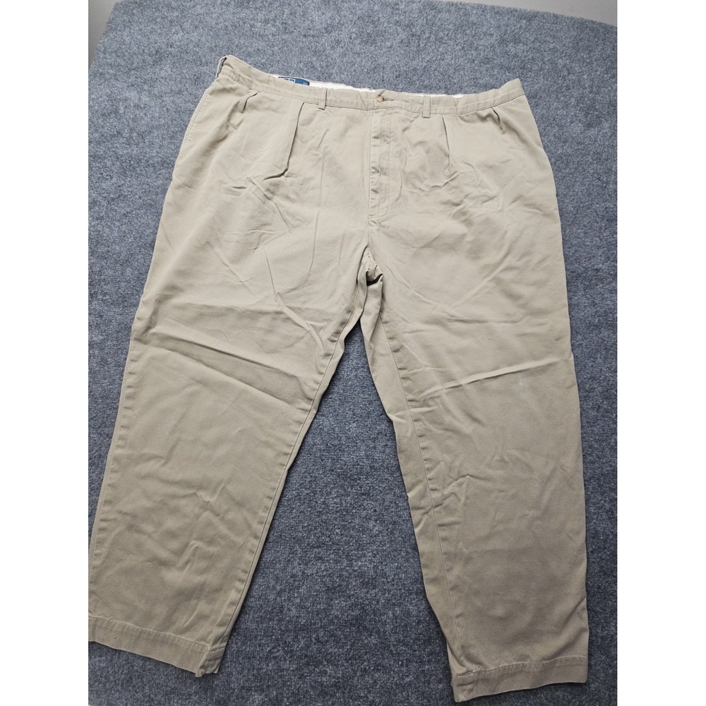 Polo Ralph Lauren Pants Mens 50x30 Beige Big Grand Ethan Fit Preppy